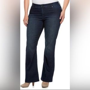 Plus Size Jennifer Lopez Curvy Fit Dark Denim Jeans